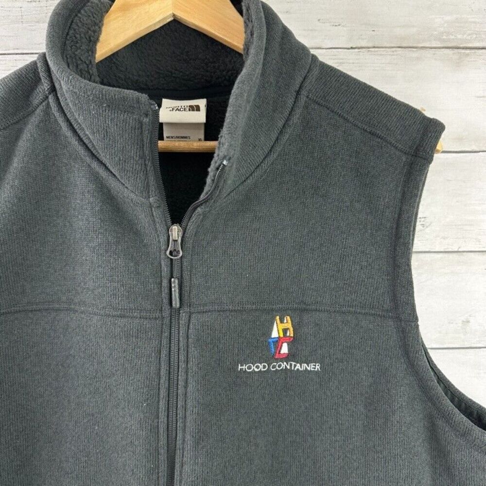 The North Face‎ Mens Dark Gray Fleece Vest Size XL Full zip - Picture 3 of 10